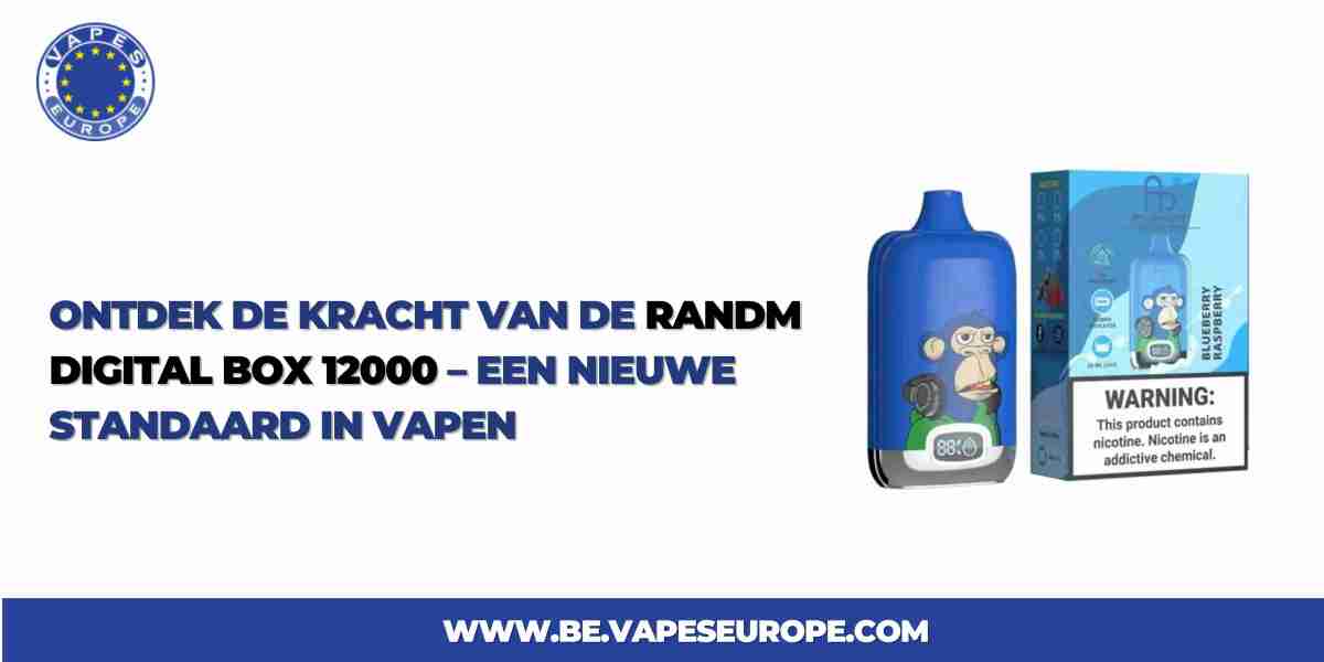 Ontdek de kracht van de RandM Digital Box 12000 – Een nieuwe standaard in vapen