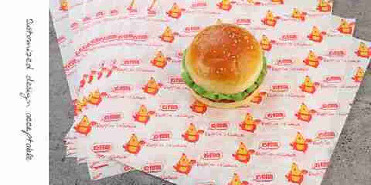 Elevate Your Brand with Unique Custom Burger Wrapping Paper